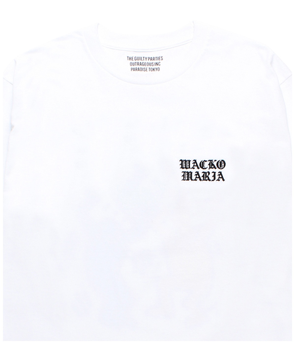 LONG SLEEVE T-SHIRT (TYPE-2)【WHITE】｜WACKO MARIA｜MELTING POT