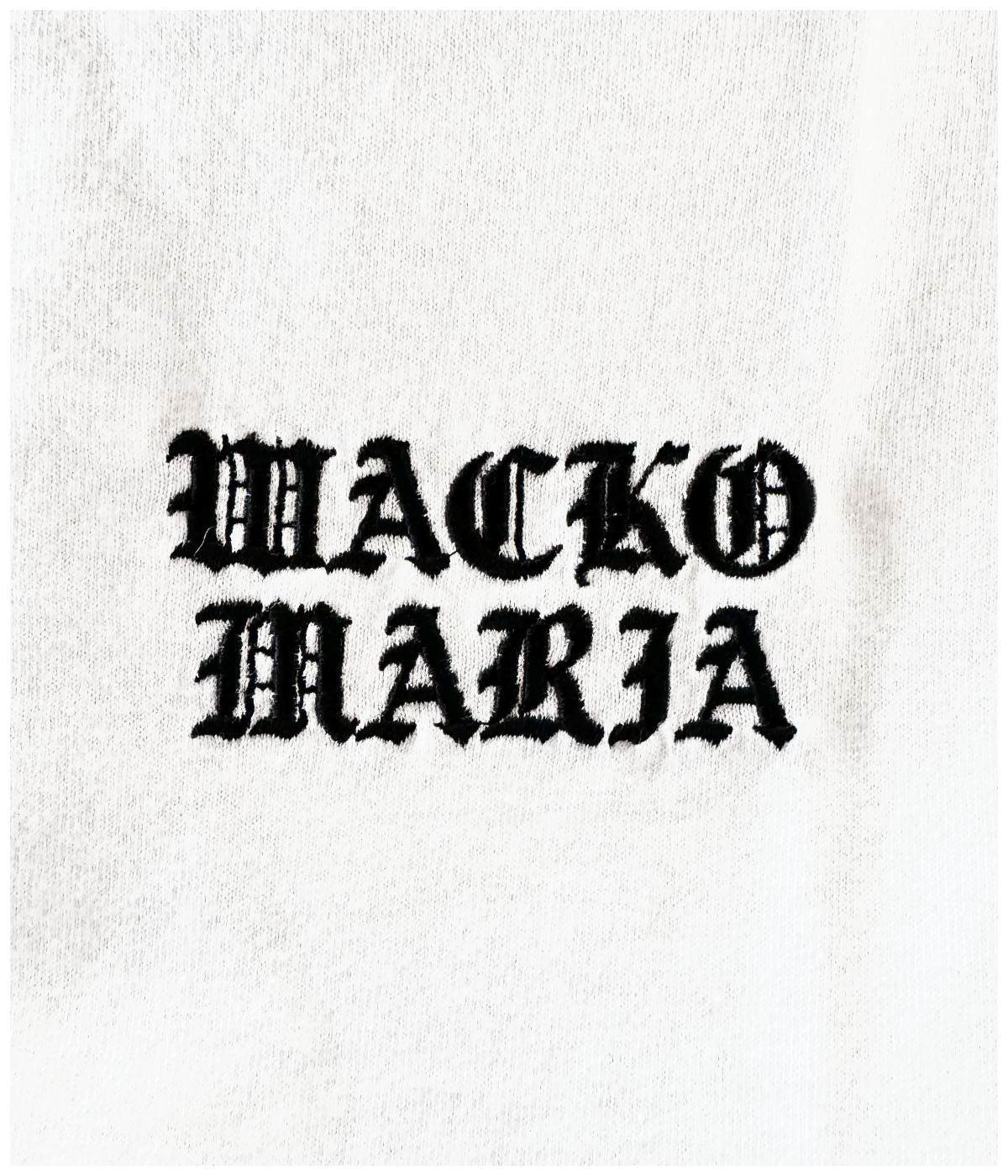 LONG SLEEVE T-SHIRT (TYPE-2)【WHITE】｜WACKO MARIA｜MELTING POT