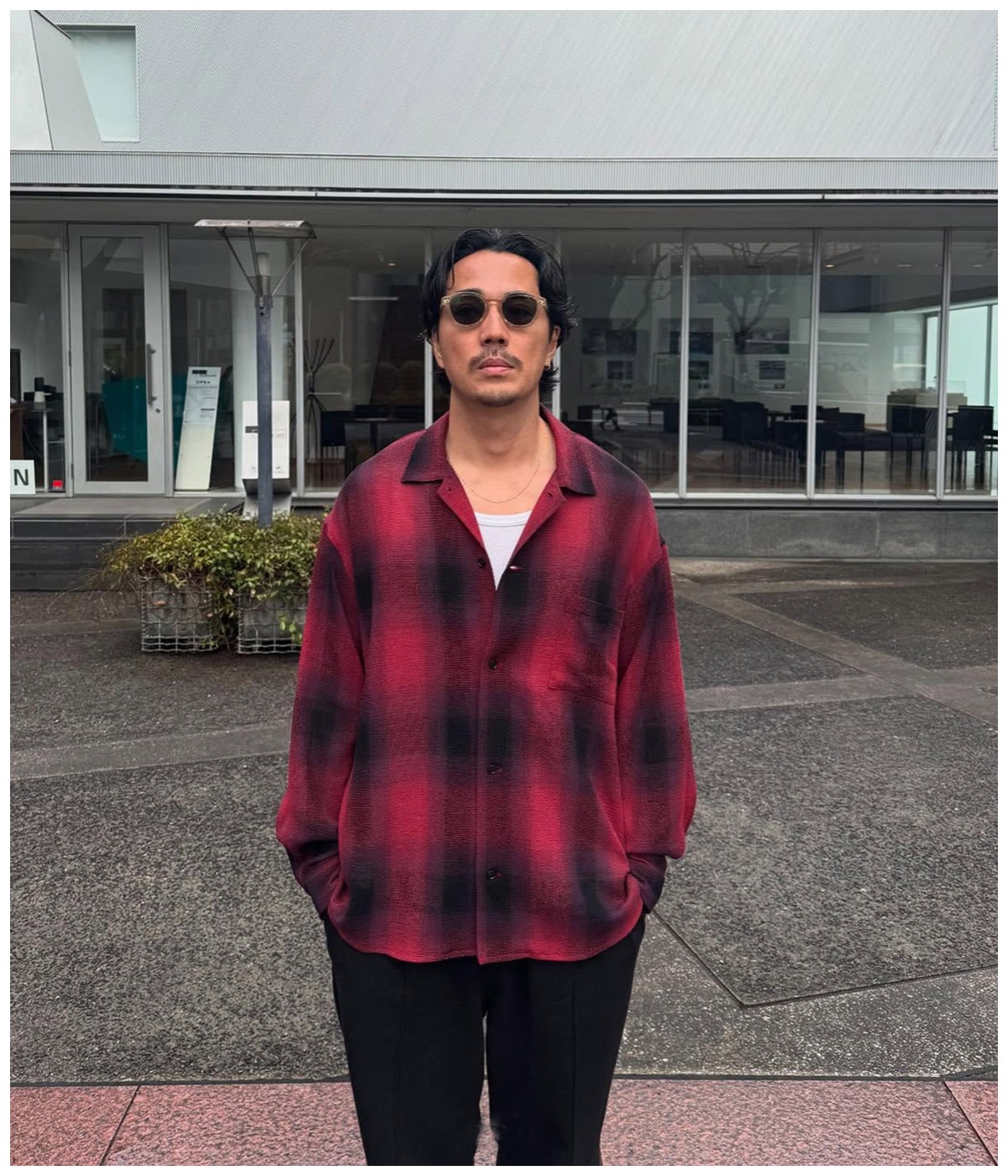 R9 CHAMPION CHECK SHIRT【RED】｜ROTTWEILER｜MELTING POT（正規取扱