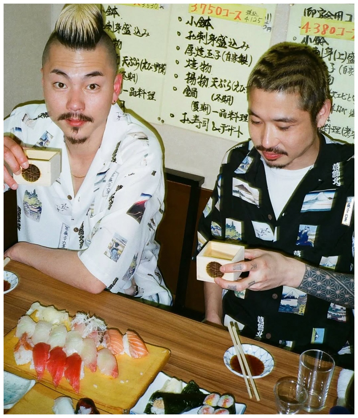 葛飾北斎 / HAWAIIAN SHIRT【BLACK】