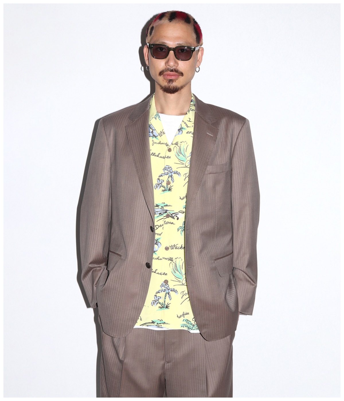 HAWAIIAN SHIRT (TYPE-2)【YELLOW】