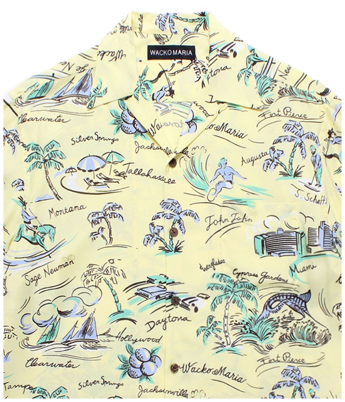 HAWAIIAN SHIRT (TYPE-2)【YELLOW】
