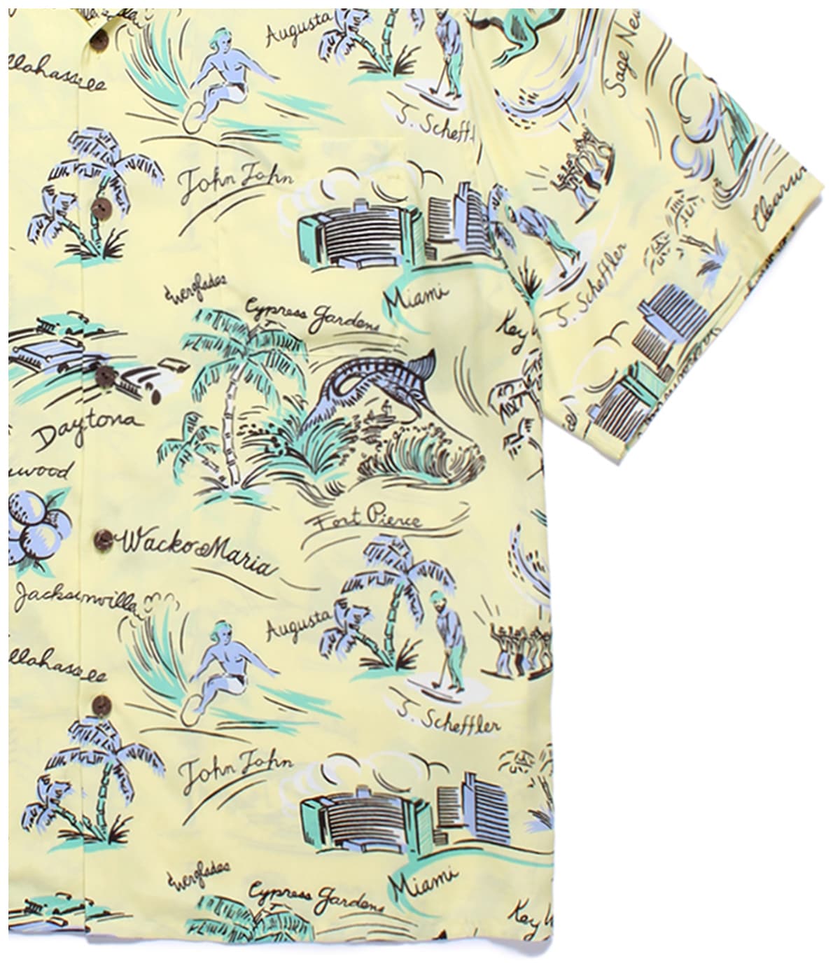 HAWAIIAN SHIRT (TYPE-2)【YELLOW】