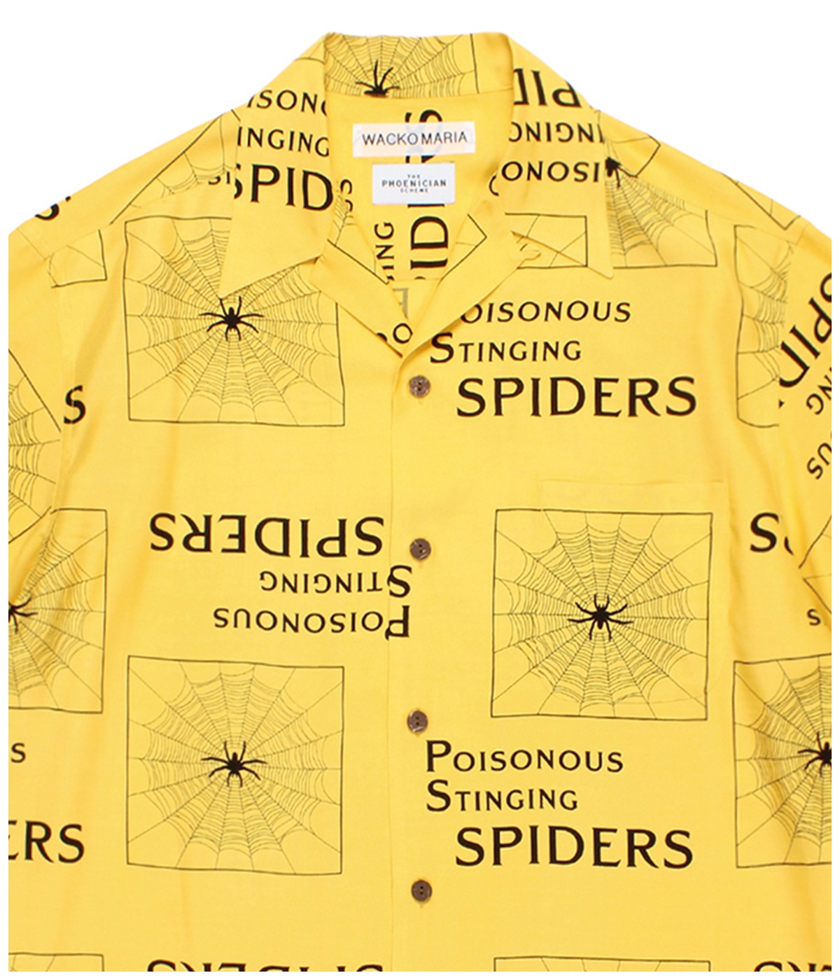 THE PHOENICIAN SCHEME / HAWAIIAN SHIRT (TYPE-3)【YELLOW】