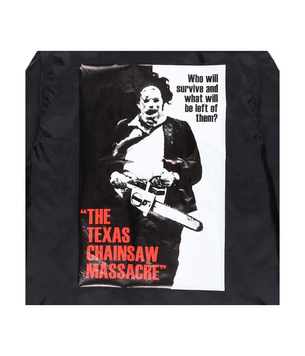 THE TEXAS CHAINSAW MASSACRE / COACH JACKET (TYPE-2)【BLACK】