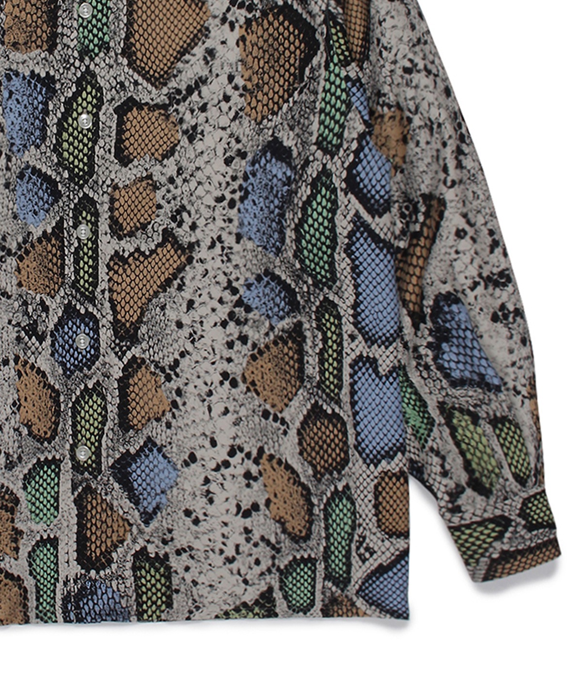 HAWAIIAN SHIRT L/S (TYPE-3) 【BEIGE】｜WACKO MARIA｜MELTING POT