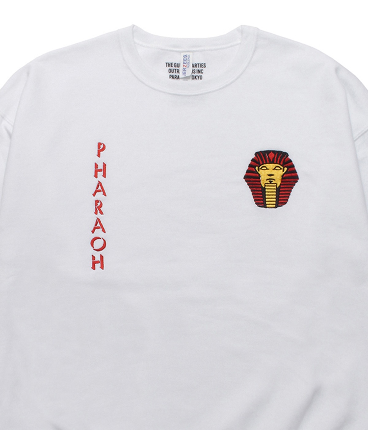 CREW NECK SWEAT SHIRT (TYPE-2)【WHITE】｜WACKO MARIA