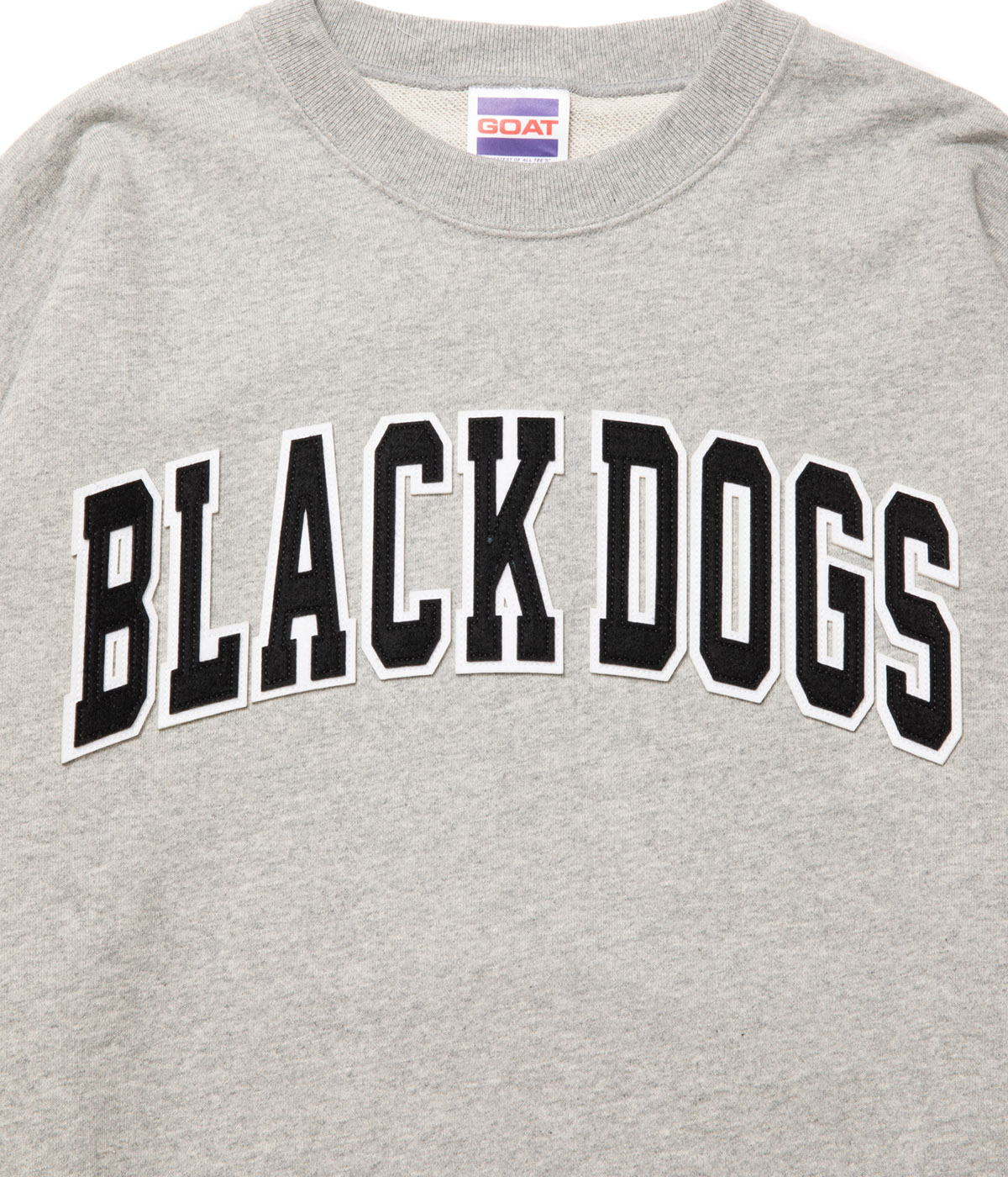 PATCH B.D SWEATER【GRAY】