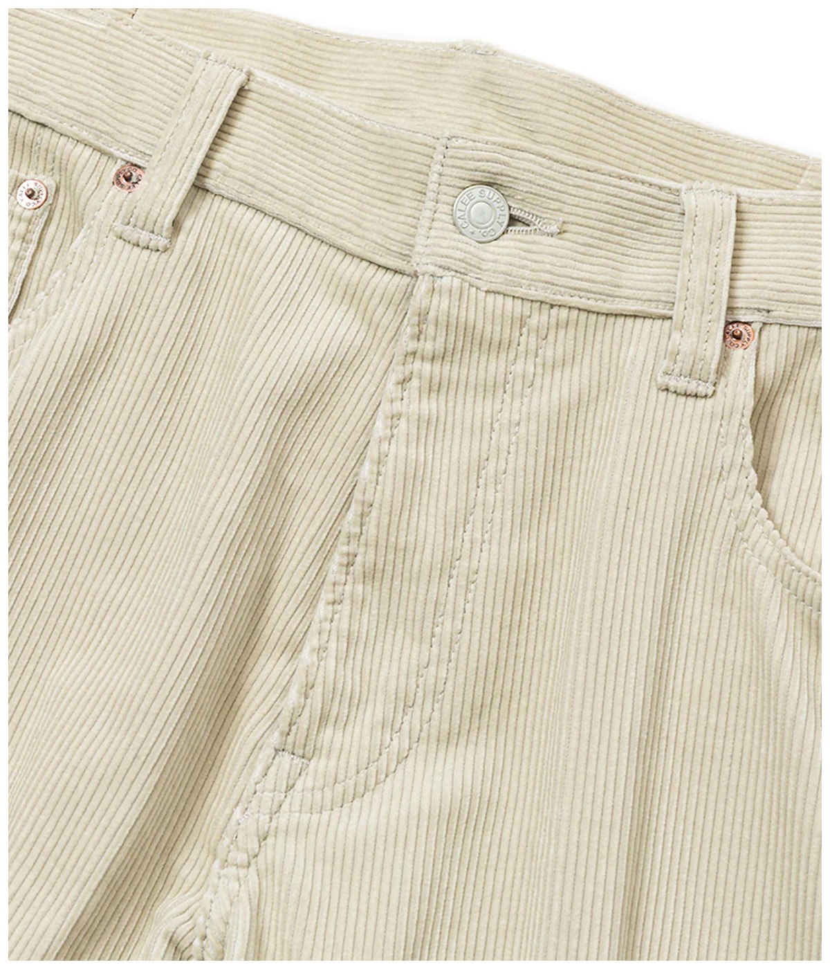 CORDUROY STRAIGHT PANTS【IVORY】