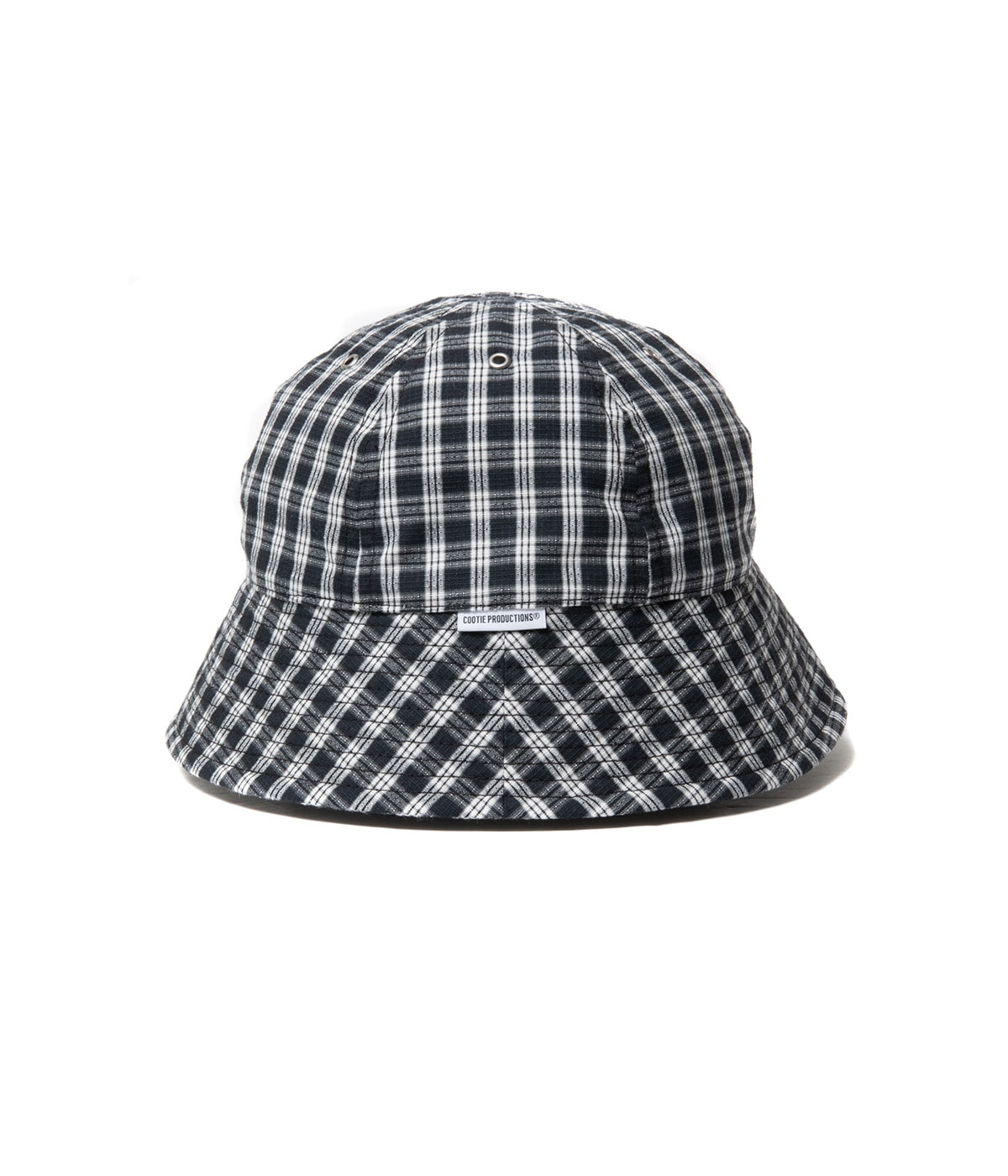 Dobby Check Ball Hat【BLACK】｜COOTIE PRODUCTIONS®︎｜MELTING POT