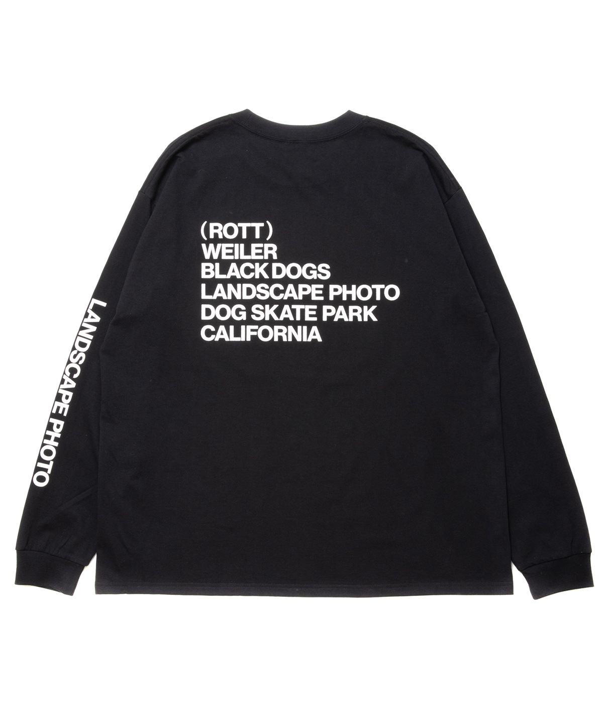 R.W PHOTO L/S TEE【BLACK】