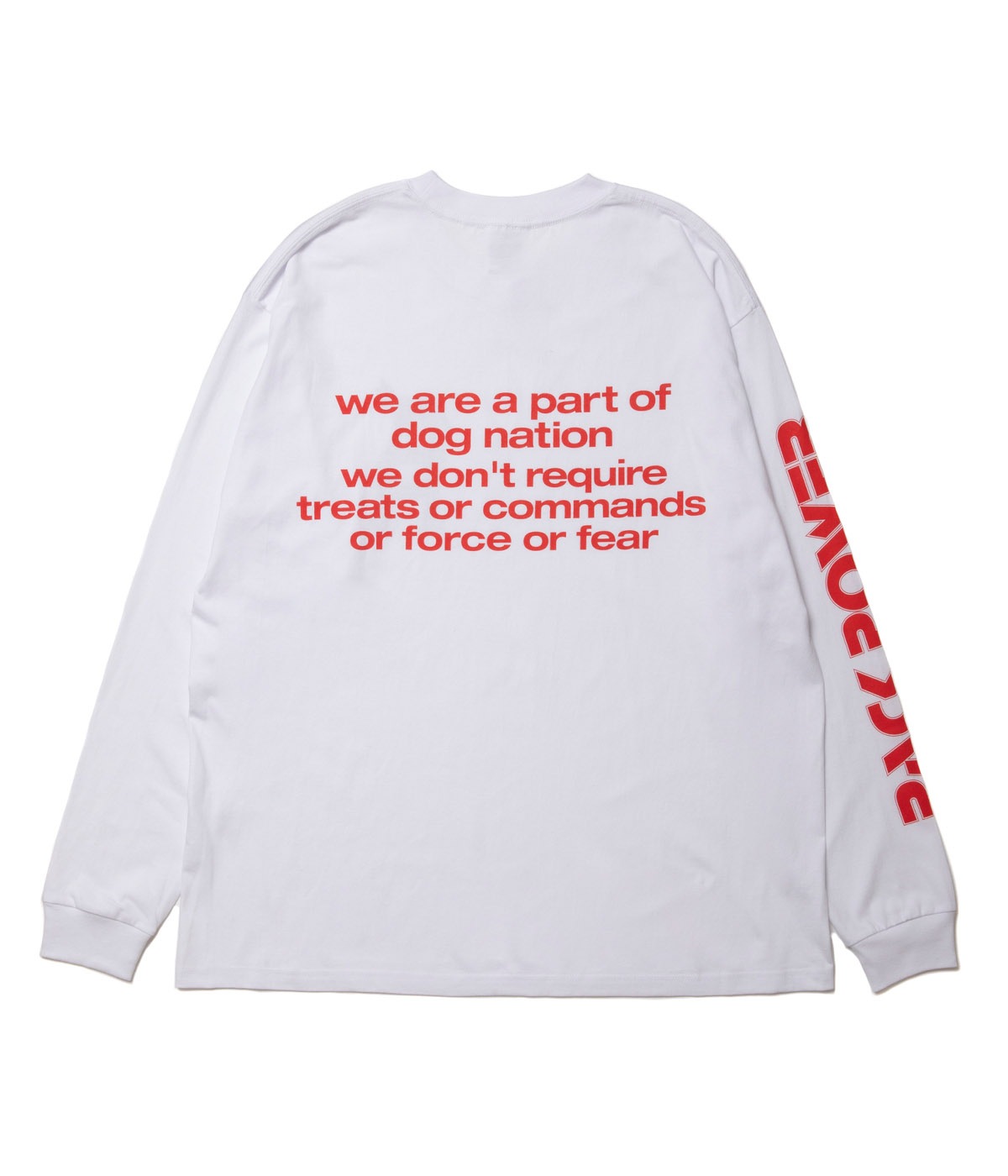 DOG LOGO LS TEE【WHITE】