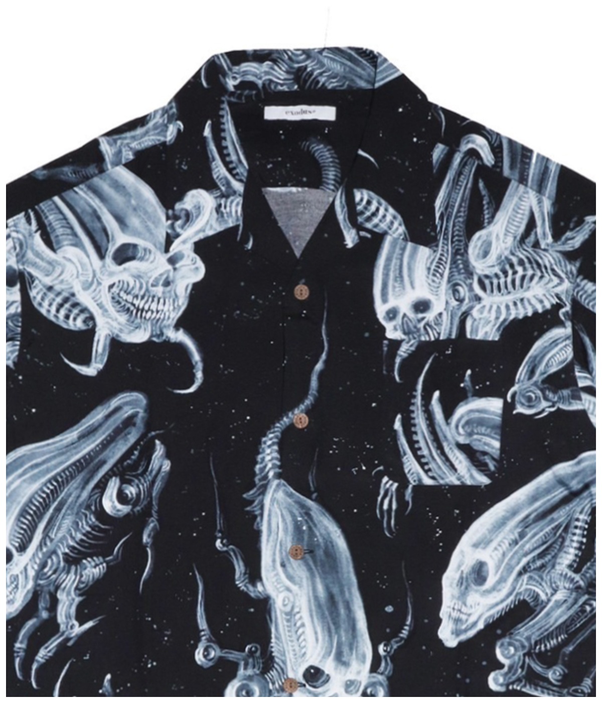 SPACE HAWAIIAN SHIRT【BLACK】
