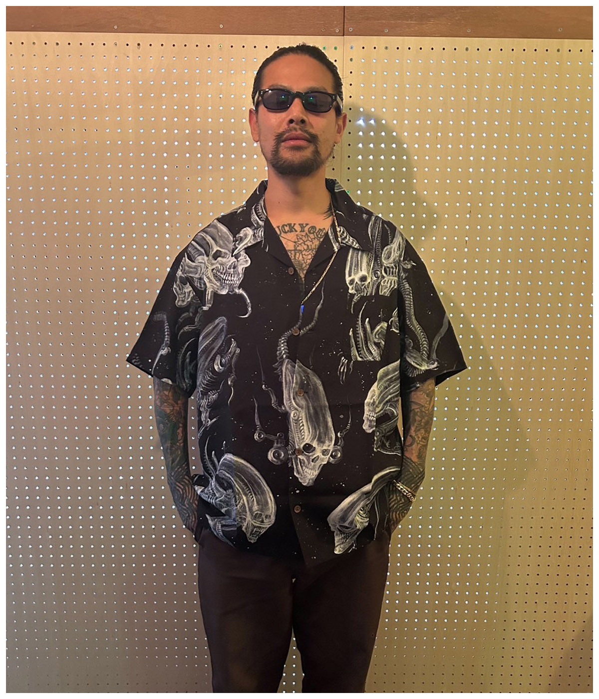 SPACE HAWAIIAN SHIRT【BLACK】｜EXODUS｜MELTING POT（正規取扱店・通販）