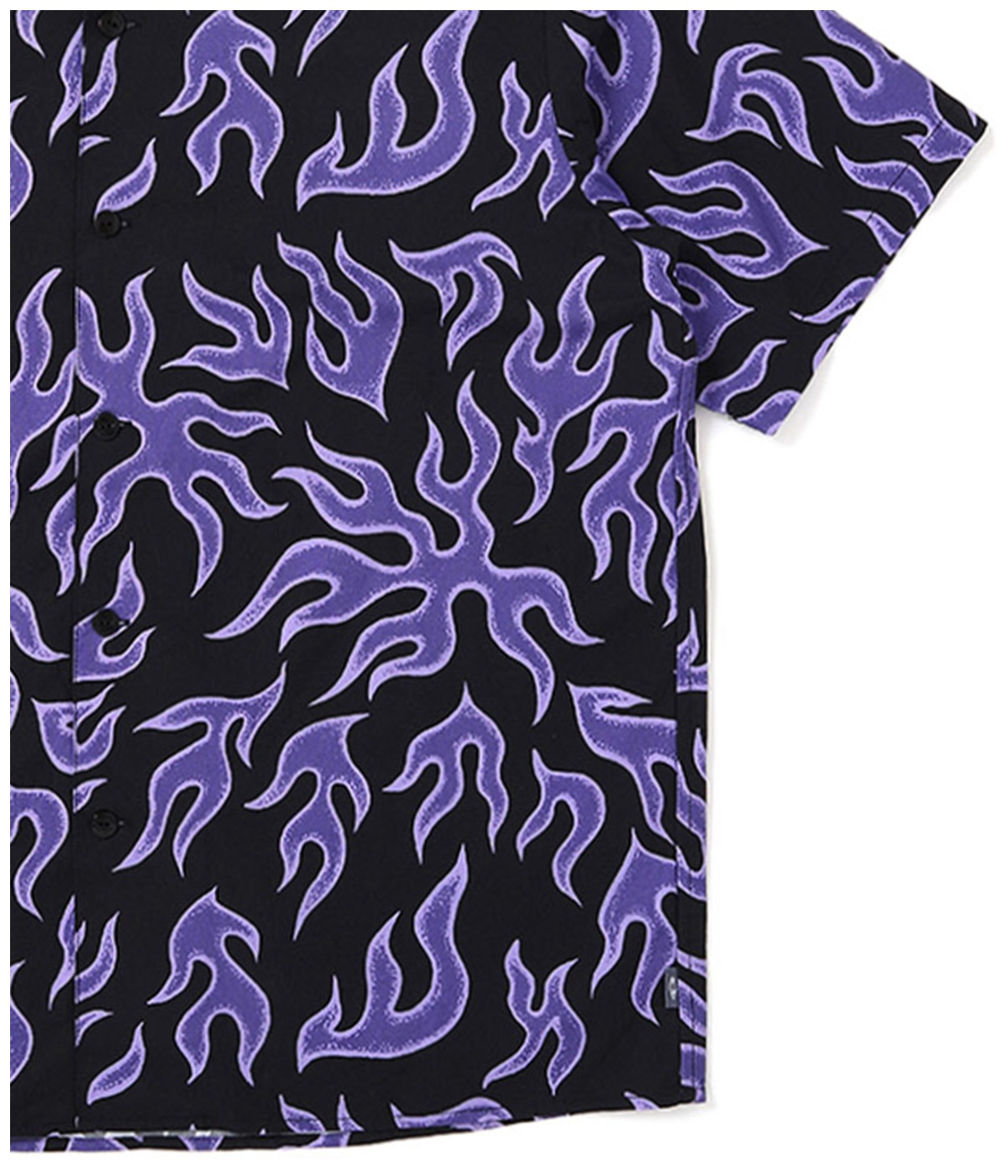 S/S FIRE SHIRT【PURPLE-BLACK】