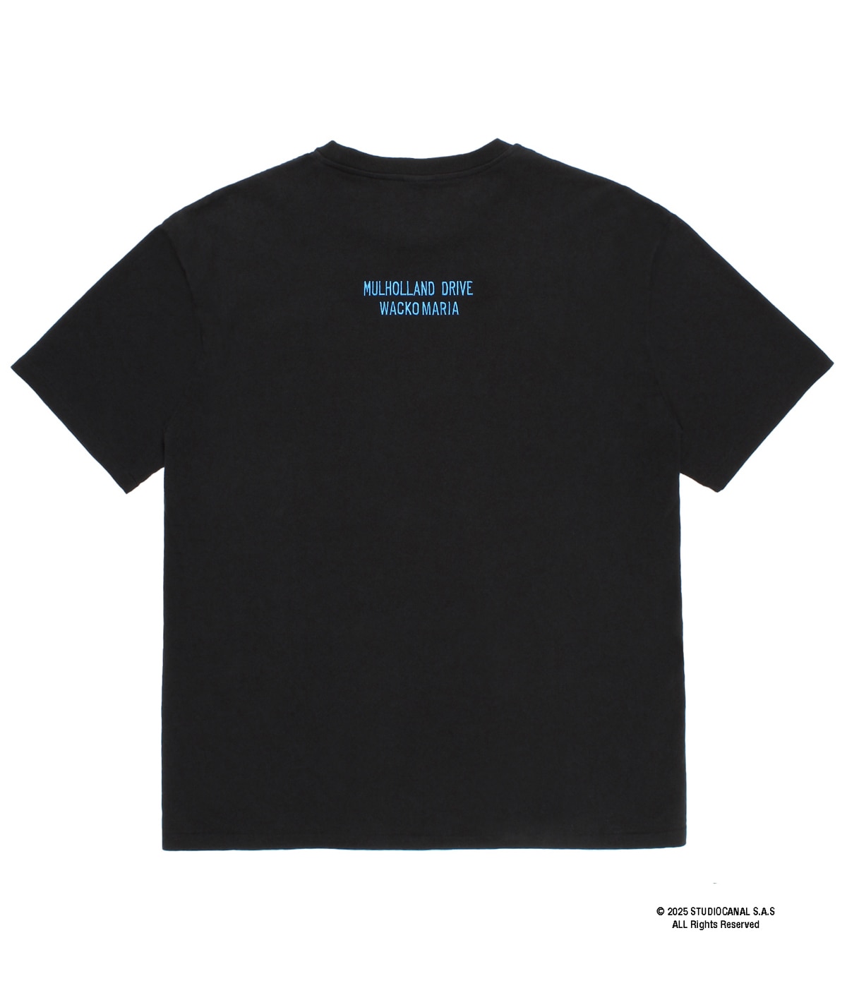 MULHOLLAND DRIVE / WASHED HEAVY WEIGHT T-SHIRT (TYPE-2)【BLACK