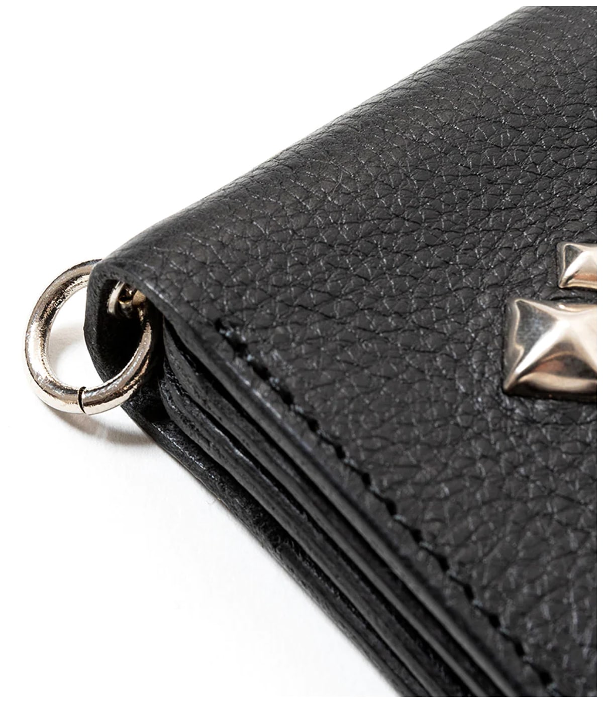 STUDS LEATHER MULTI CASE WALLET【BLACK】｜CALEE｜MELTING POT（正規
