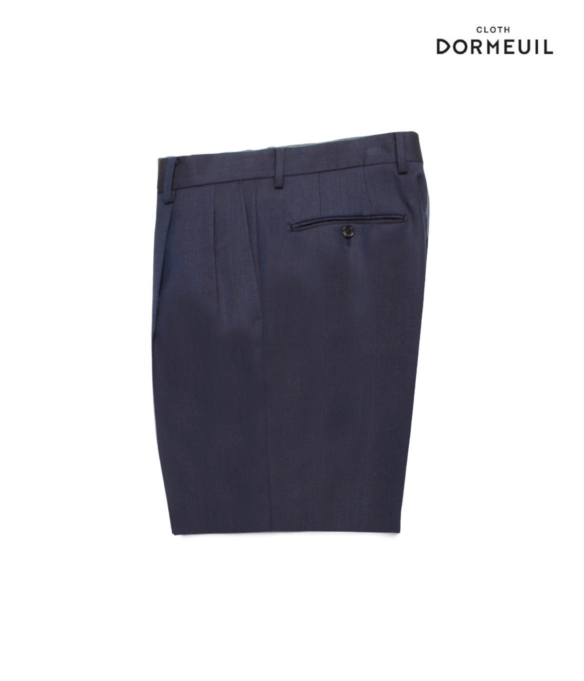 DORMEUIL / DOUBLE PLEATED SHORT TROUSERS (TYPE-5)【NANY】