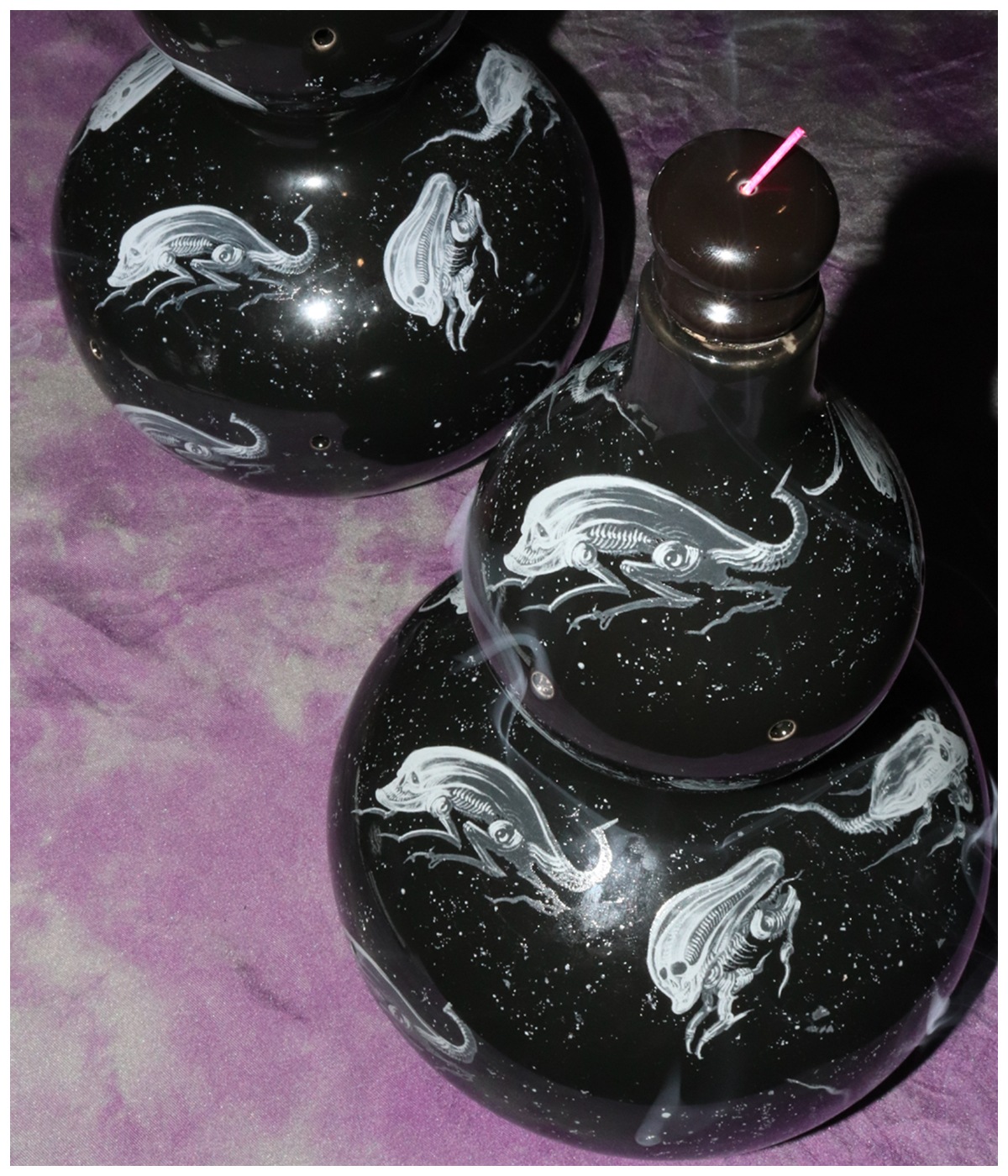 SPACE INCENSE HOLDER【BLACK×GLOW IN THE DARK】｜EXODUS｜MELTING