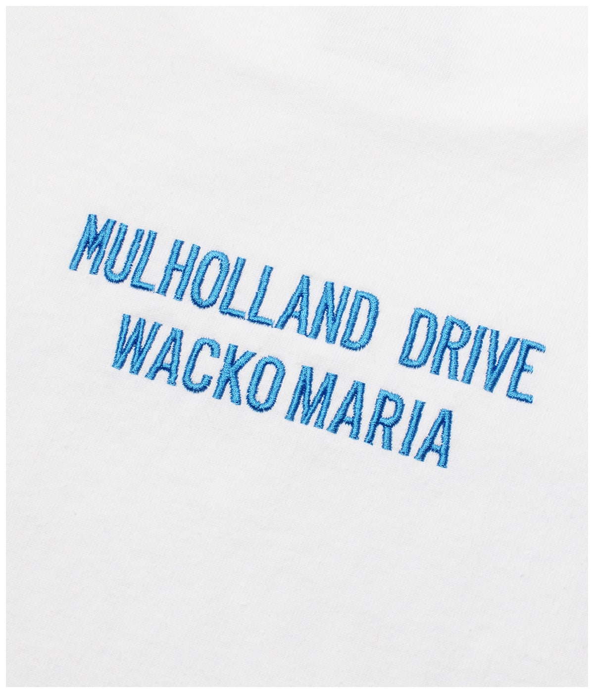 MULHOLLAND DRIVE / WASHED HEAVY WEIGHT T-SHIRT (TYPE-2)【WHITE