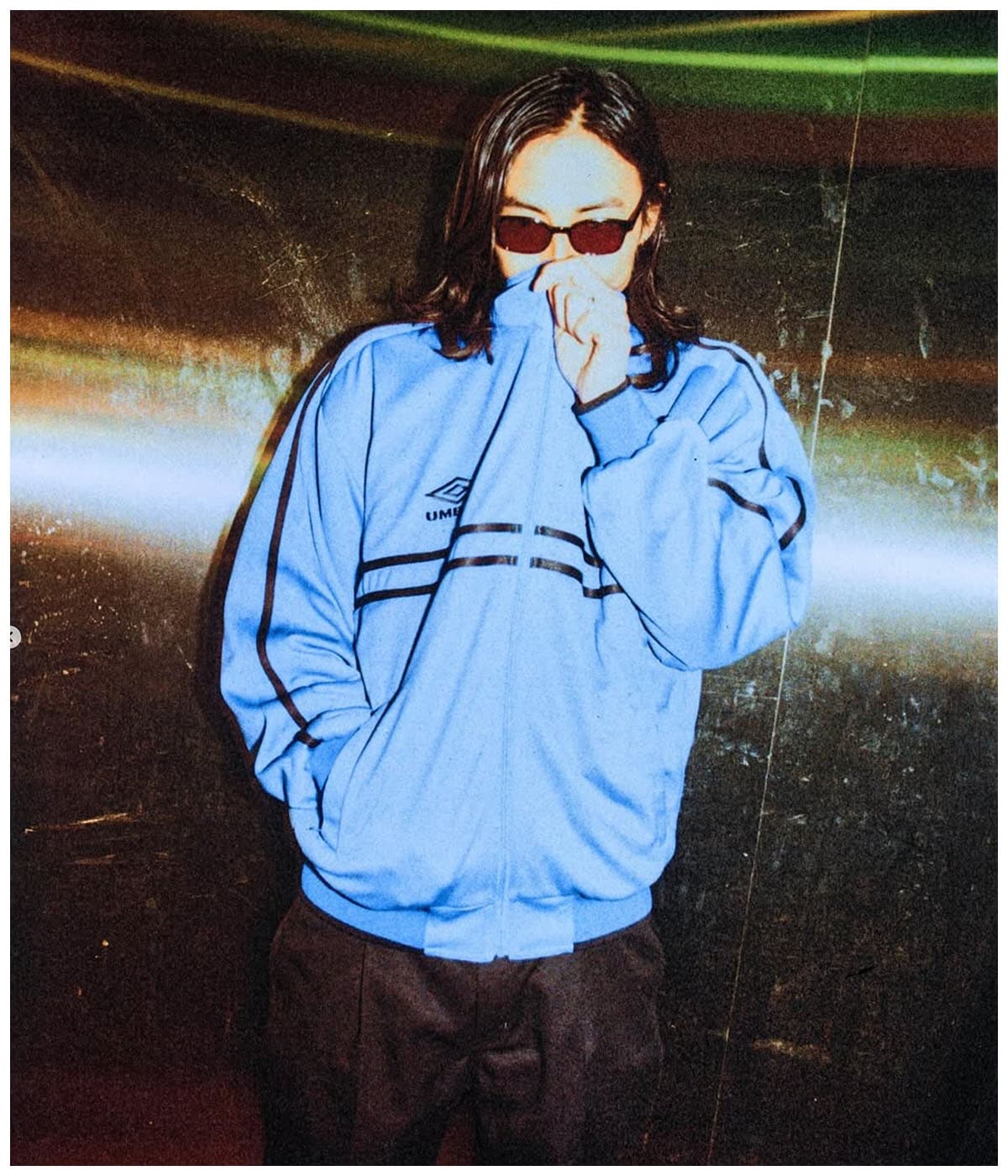 カ*ズ様 【完売品】UMBRO WACKO MARIA ジャージトラックジャケッ UMBRO / JERSEY TRUCK JACKET【BLUE】｜WACKO MARIA｜MELTING POT