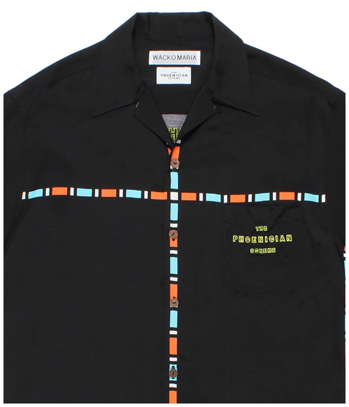 THE PHOENICIAN SCHEME / HAWAIIAN SHIRT (TYPE-1)【BLACK】