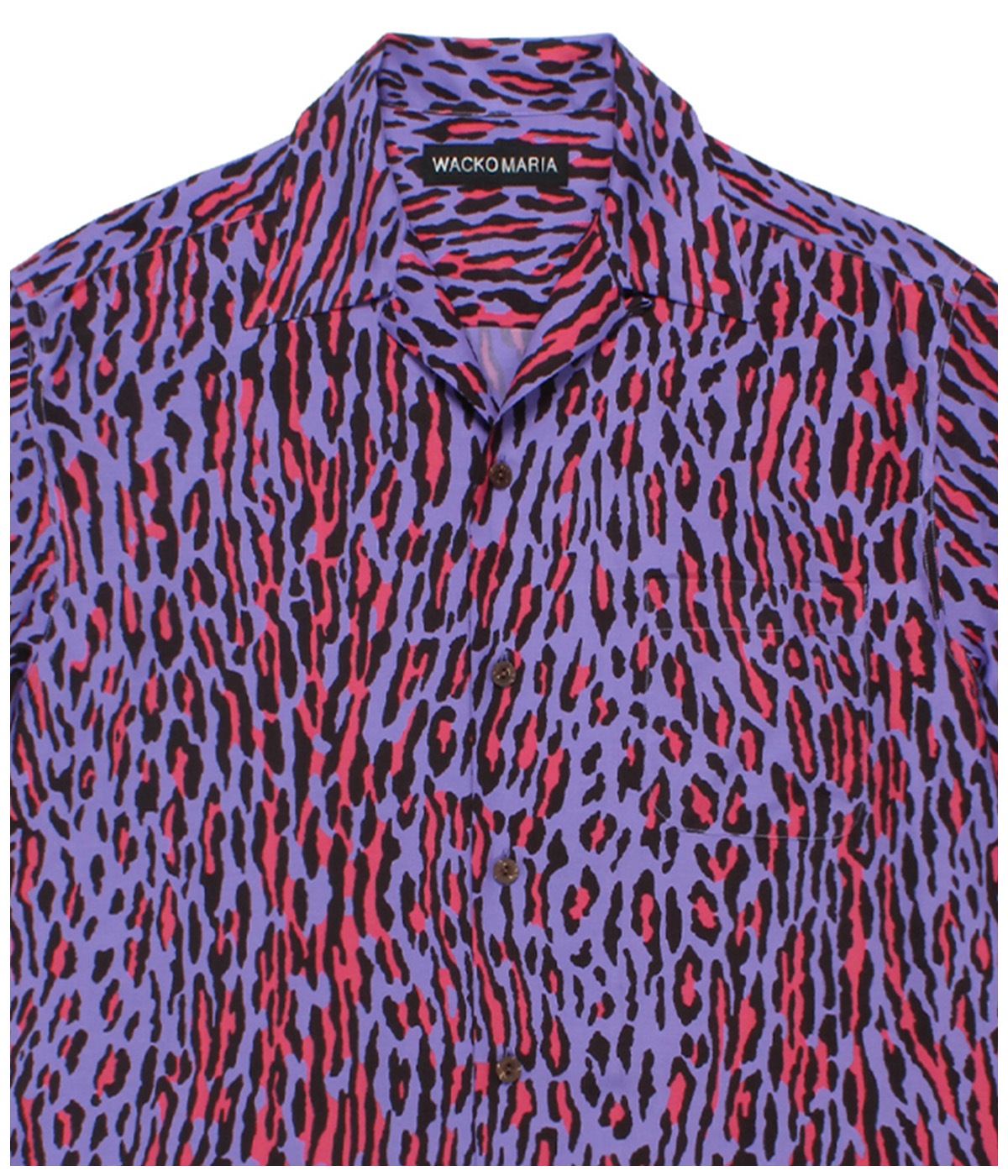 LEOPARD HAWAIIAN SHIRT (TYPE-4)【PURPLE】｜WACKO MARIA｜MELTING