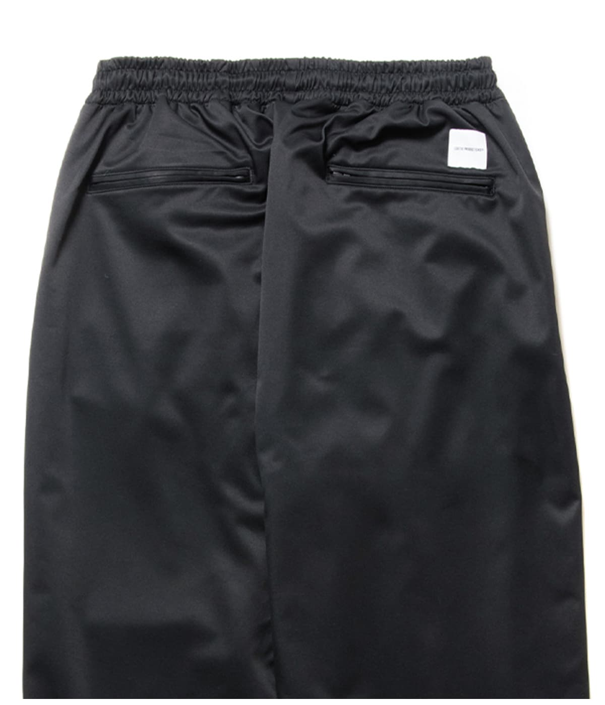 Polyester Twill 2 Tuck Track Pants【BLACK】｜COOTIE PRODUCTIONS 