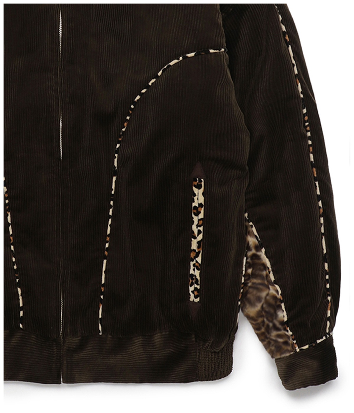 CORDUROY WESTERN JACKET【BROWN】