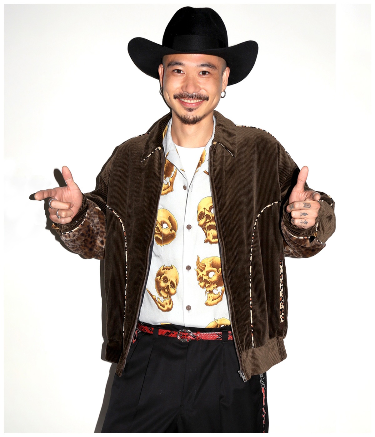 CORDUROY WESTERN JACKET【BROWN】