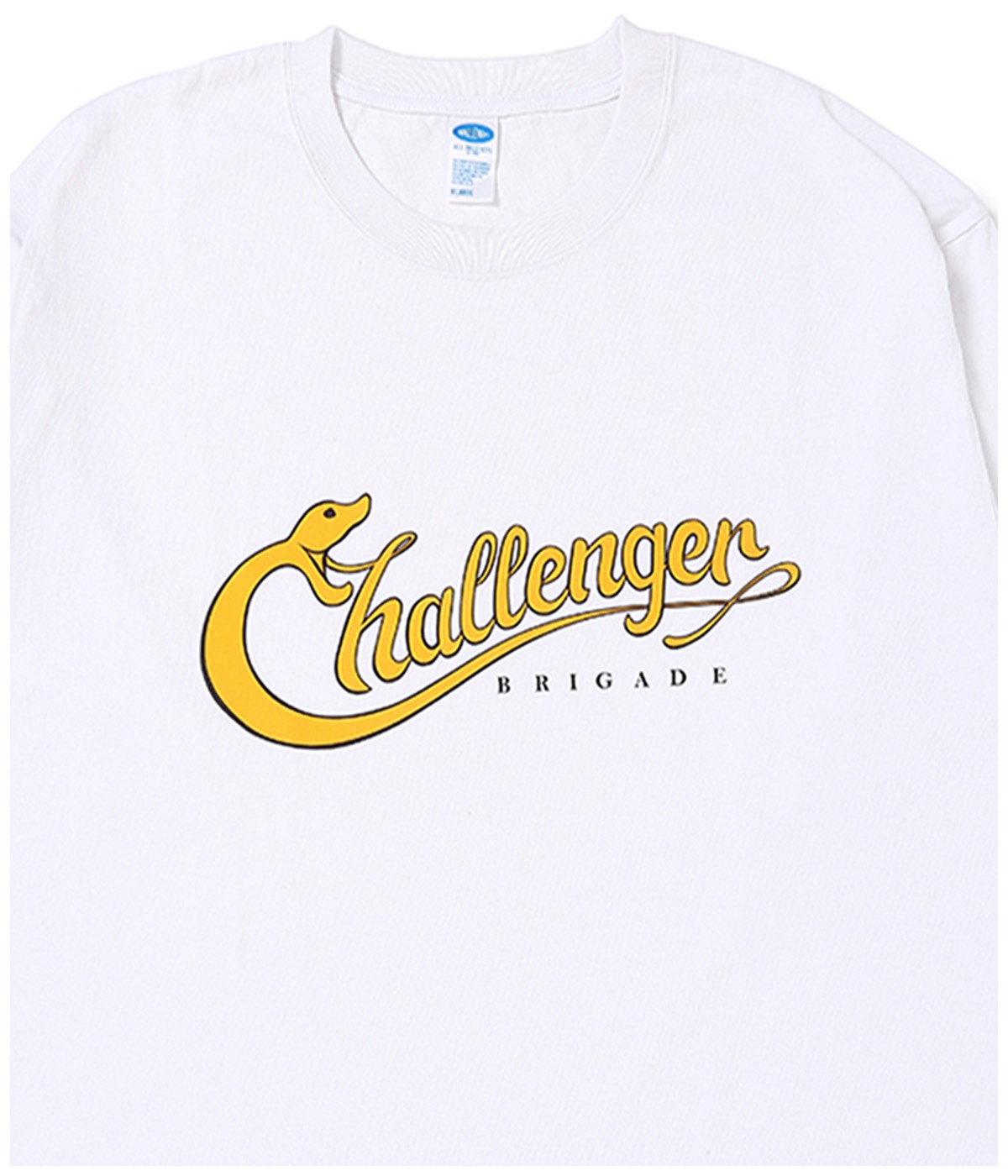 L/S SNAKING LOGO TEE【WHITE】