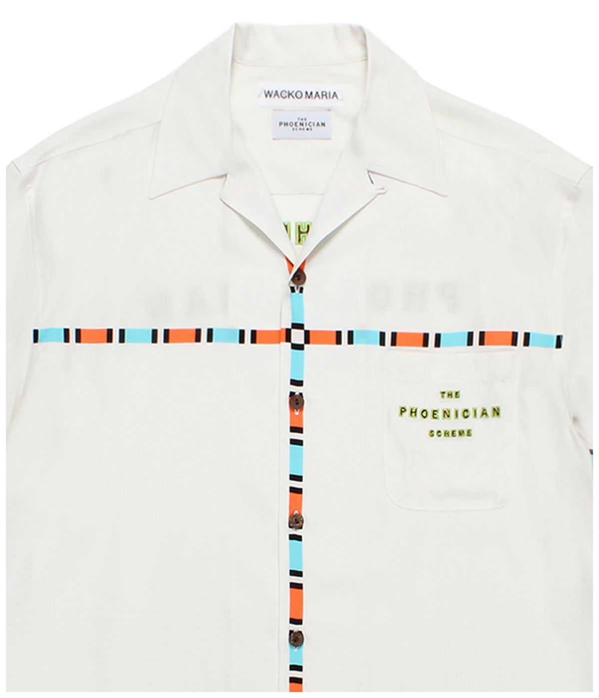 THE PHOENICIAN SCHEME / HAWAIIAN SHIRT (TYPE-1)【WHITE】｜WACKO