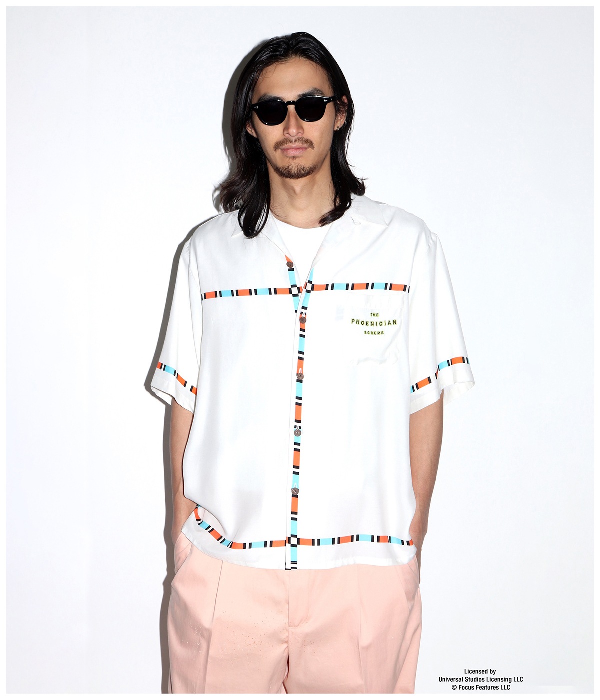 THE PHOENICIAN SCHEME / HAWAIIAN SHIRT (TYPE-1)【WHITE】｜WACKO