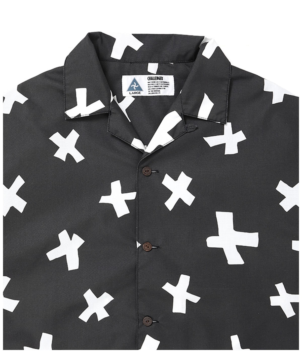 CHALLENGER CROSS SHIRT ブラック CROSS SHIRT【BLACK】｜CHALLENGER｜MELTING POT（正規取扱店・通販）