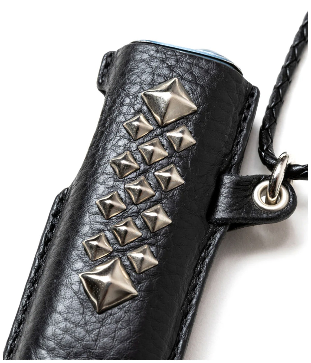 STUDS LEATHER IQOS CASE【BLACK】｜CALEE｜MELTING POT（正規取扱店