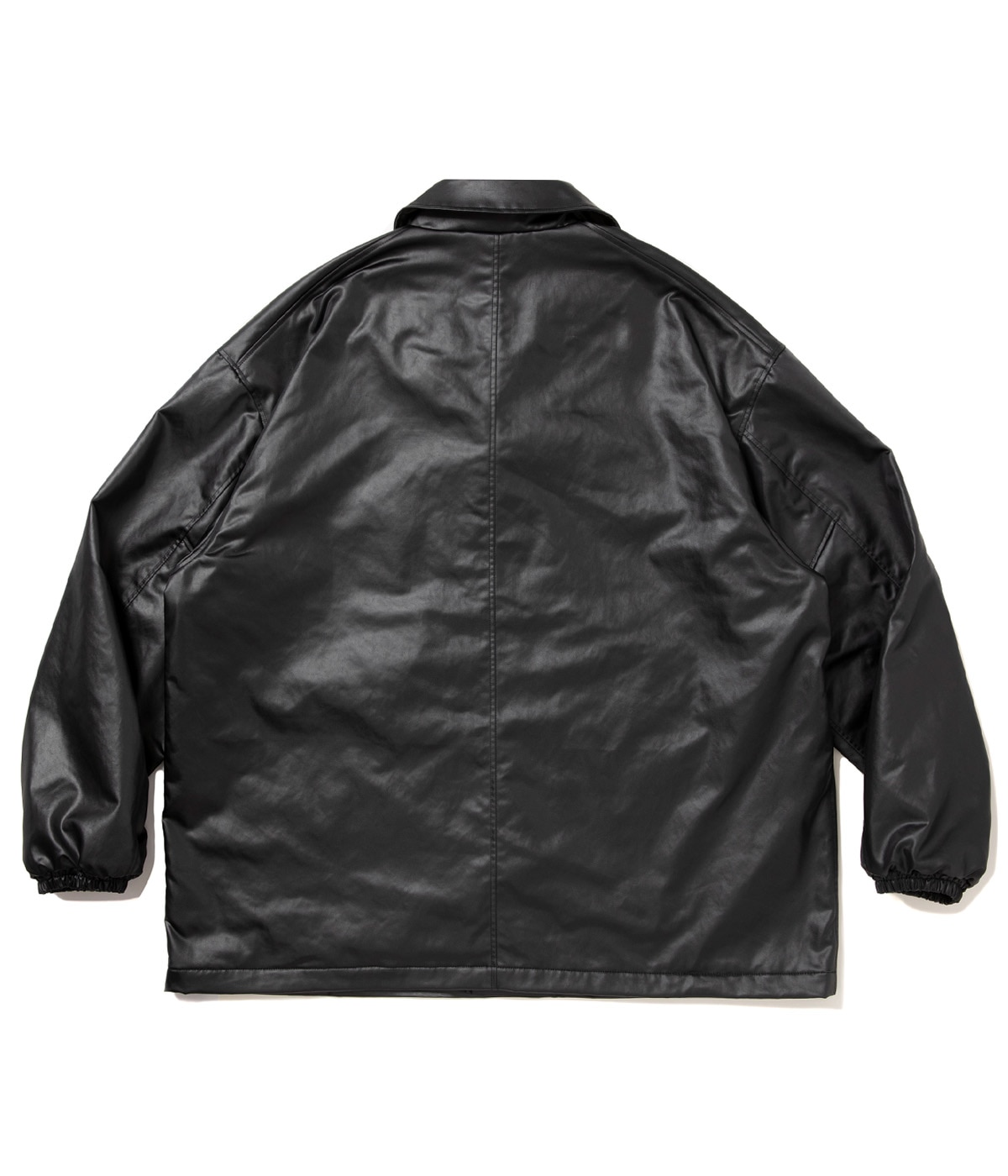 Damp Coated Satin Car Coat【BLACK】｜COOTIE PRODUCTIONS