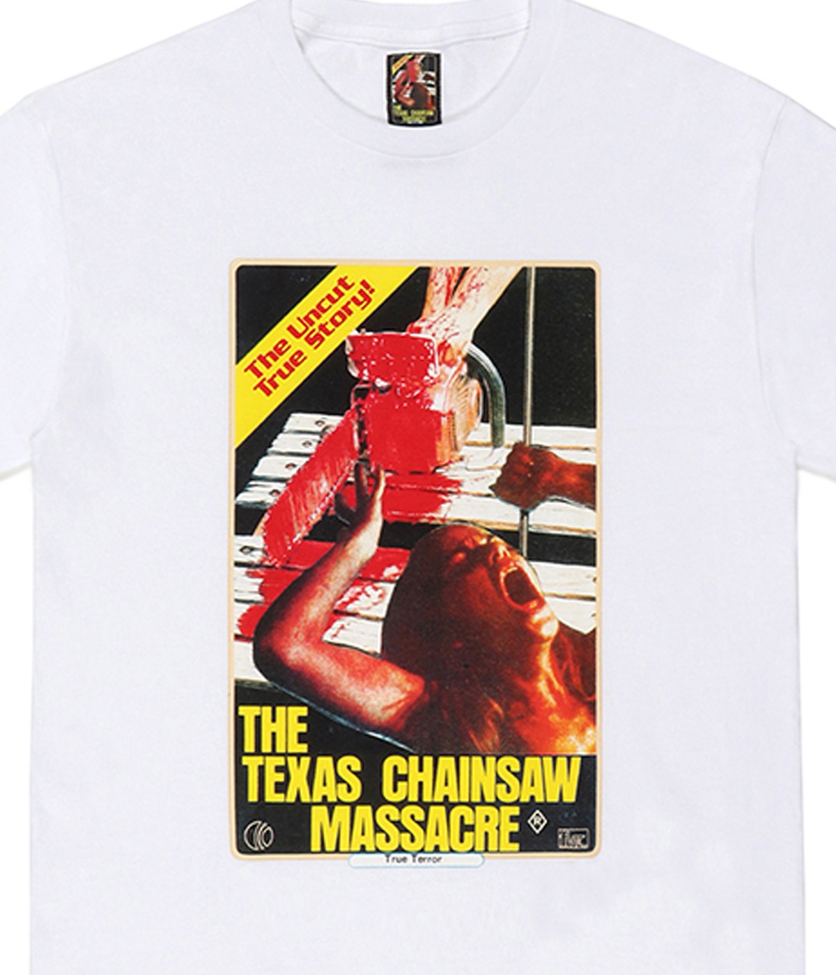 ワコマリア　テキサス・チェーンソー・マサクレ トレーナー XL THE TEXAS CHAINSAW MASSACRE / CREW NECK T-SHIRT【WHITE】｜WACKO
