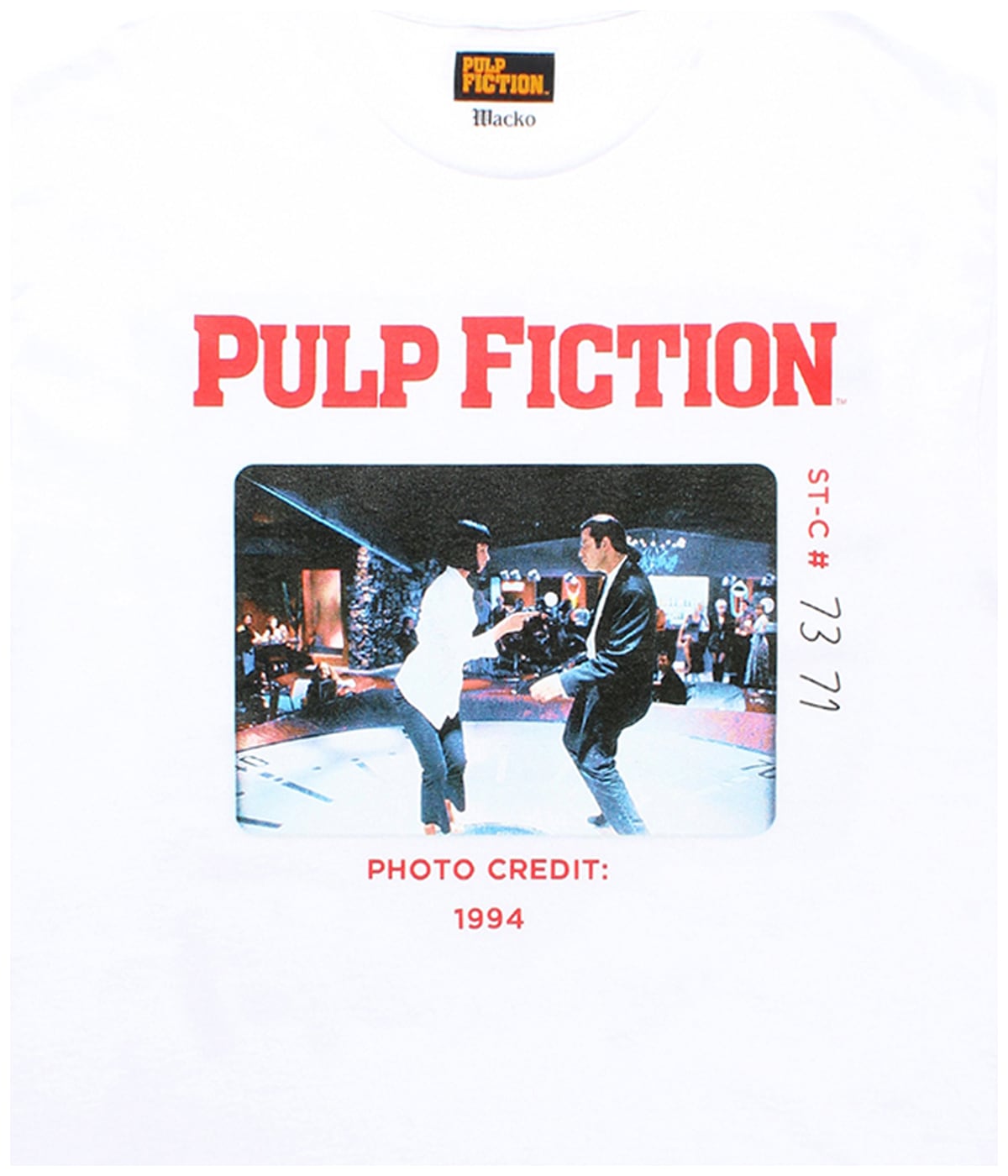 PULP FICTION / T-SHIRT (TYPE-1)【WHITE】｜WACKO MARIA