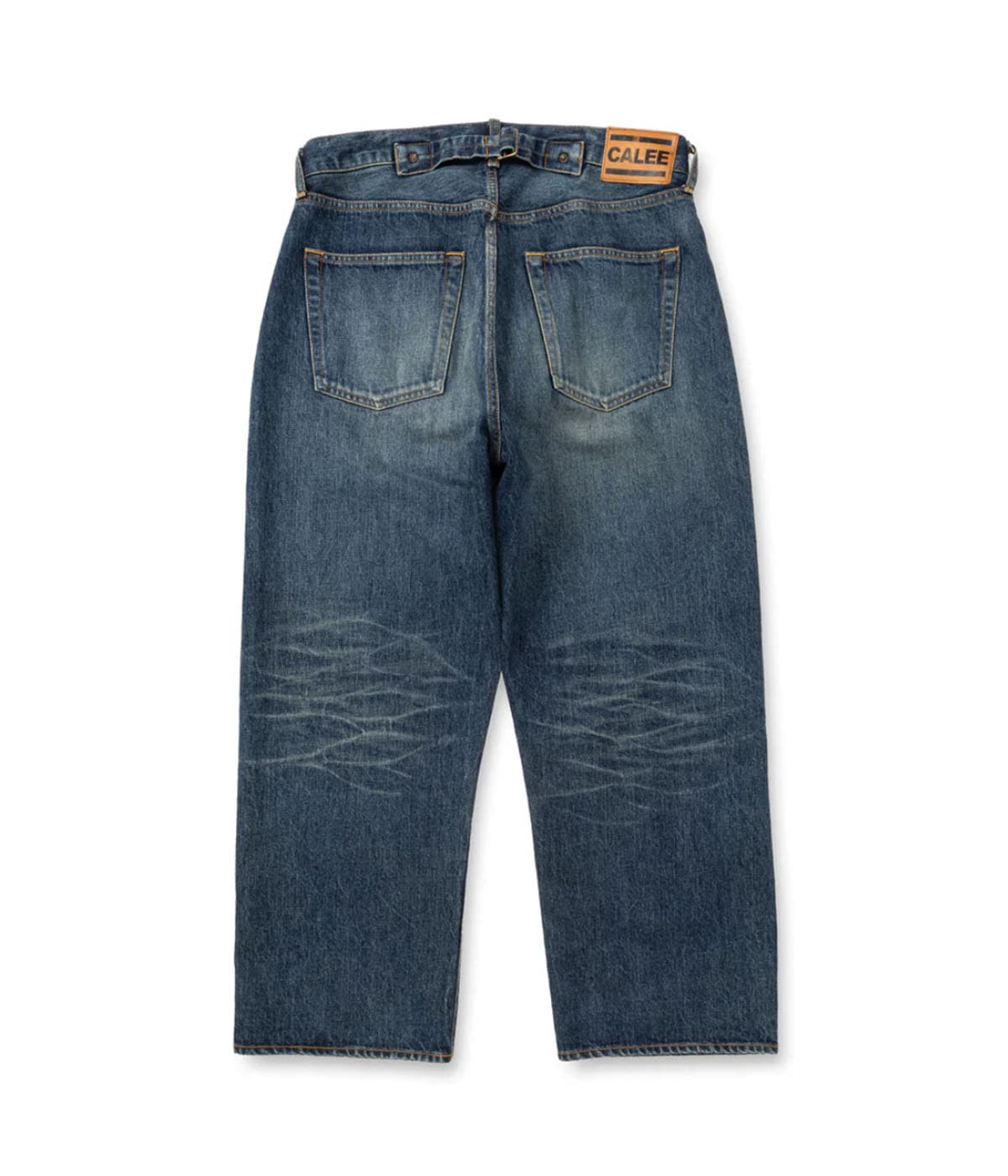 VINTAGE REPRODUCT DENIM PANTS -USED- 【USED INDIGO BLUE】｜CALEE