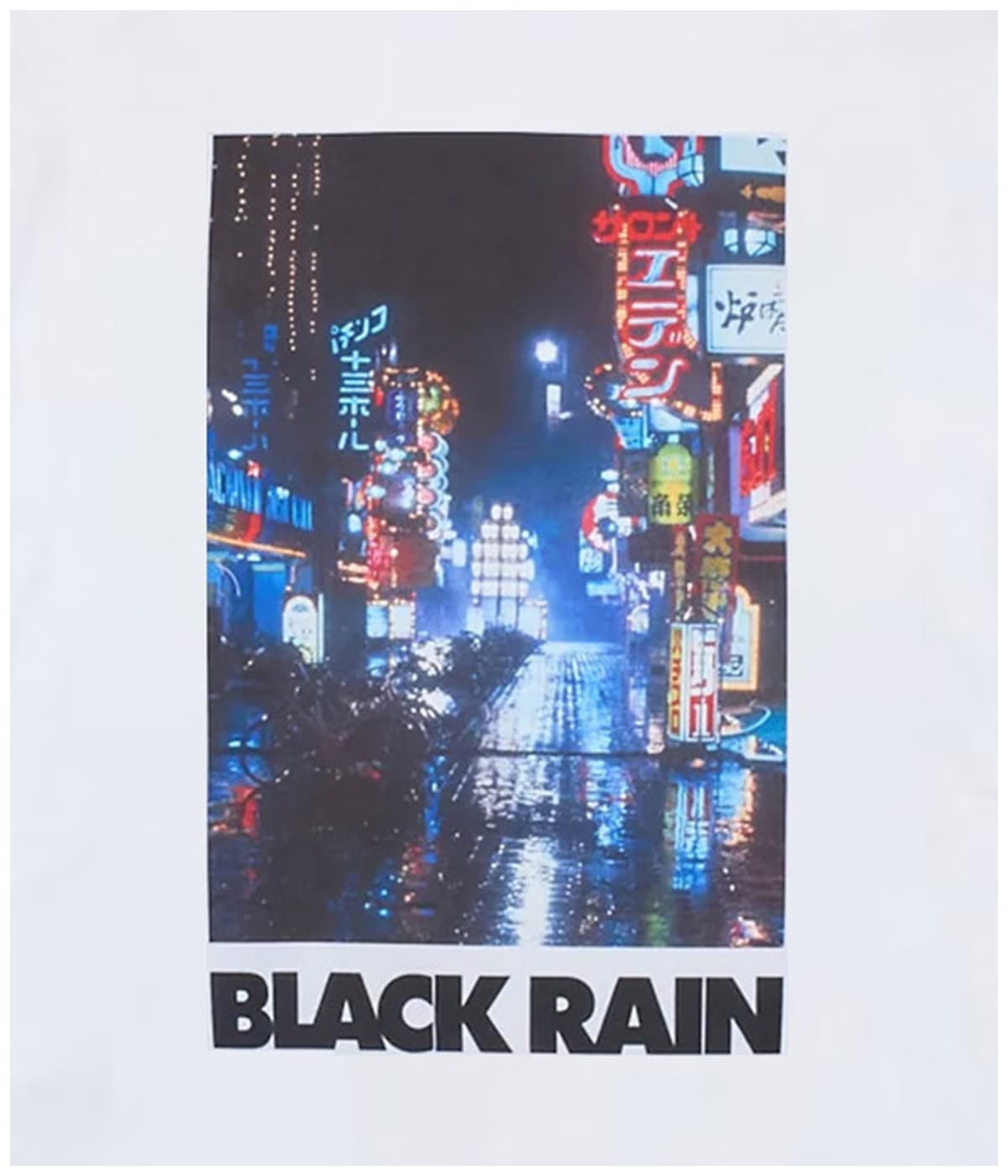 『Black Rain』tee uno【WHITE】