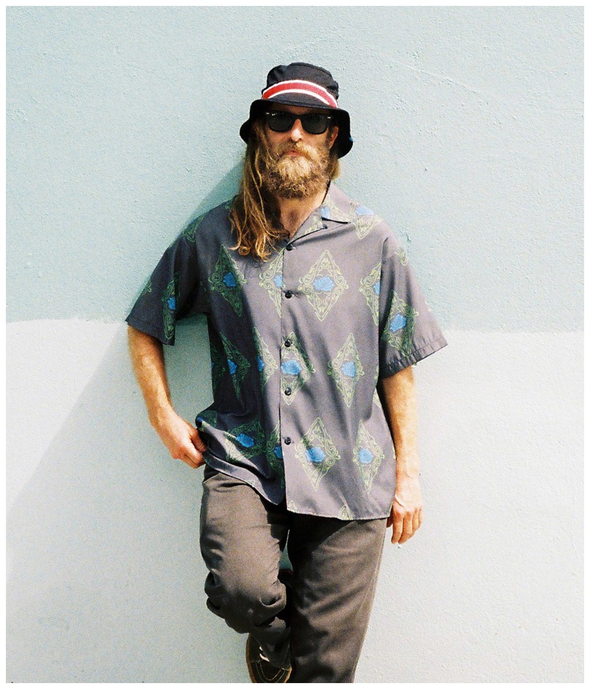 ROSE SHIRT【CHARCOAL】｜CHALLENGER｜MELTING POT（正規取扱店・通販）