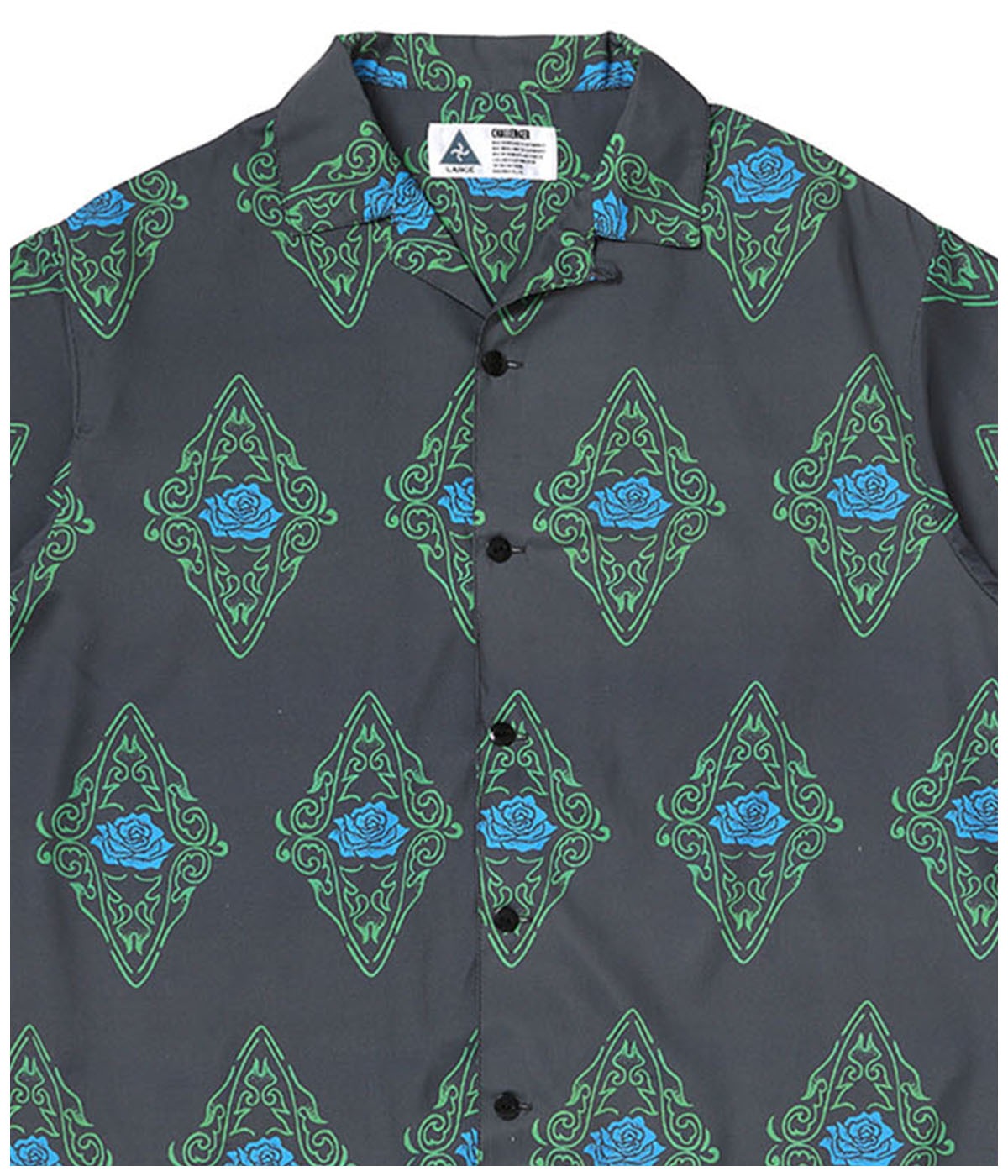 ROSE SHIRT【CHARCOAL】｜CHALLENGER｜MELTING POT（正規取扱店・通販）