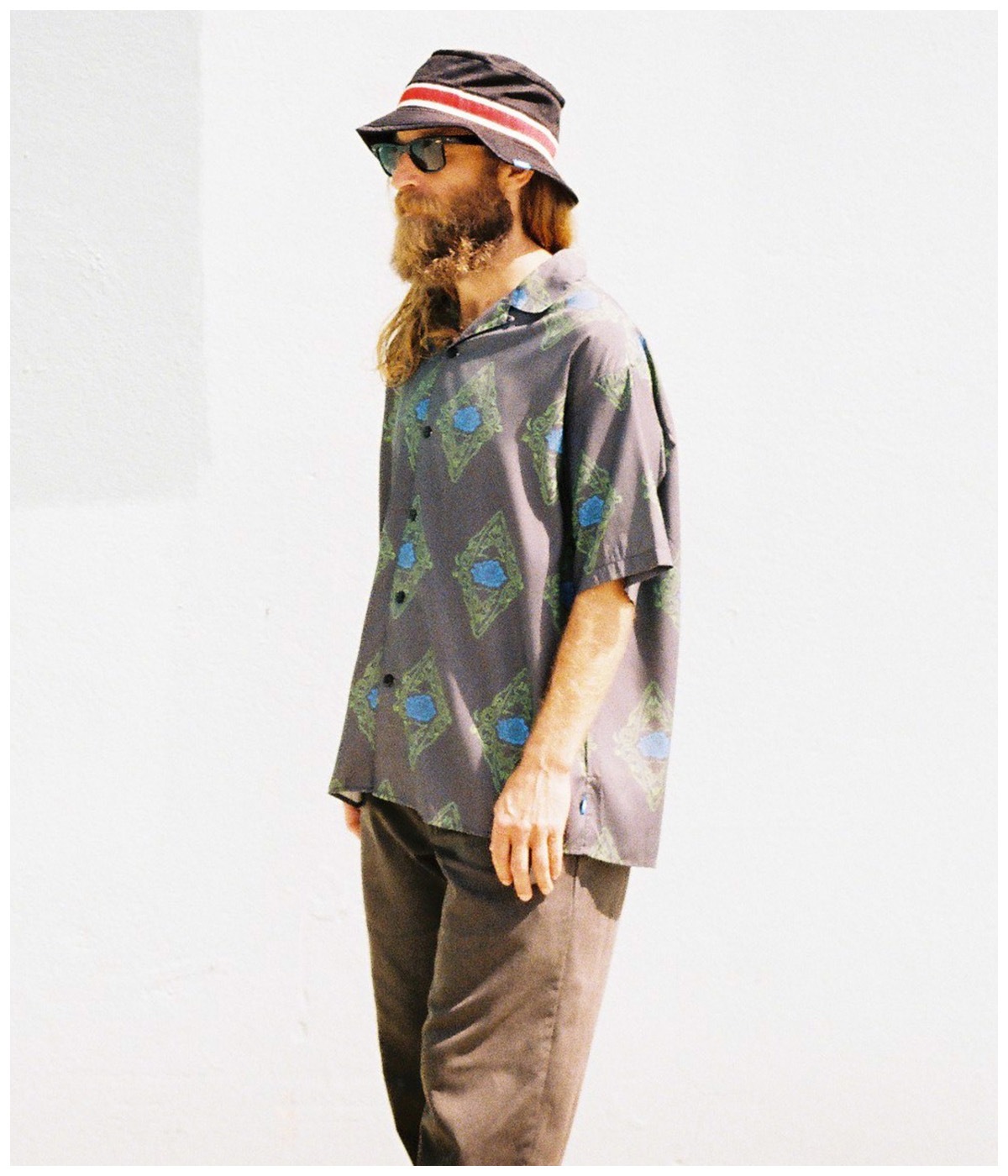 ROSE SHIRT【CHARCOAL】｜CHALLENGER｜MELTING POT（正規取扱店・通販）