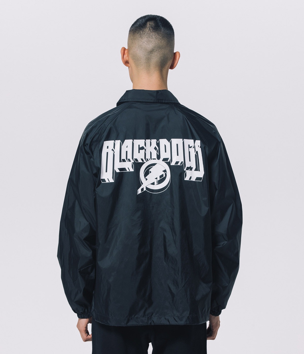 B.D.B COACH JACKET【BLACK/WHITE】