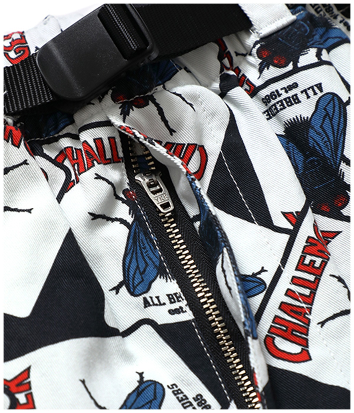 FLY COTTON TWILL SHORTS【BLACK】