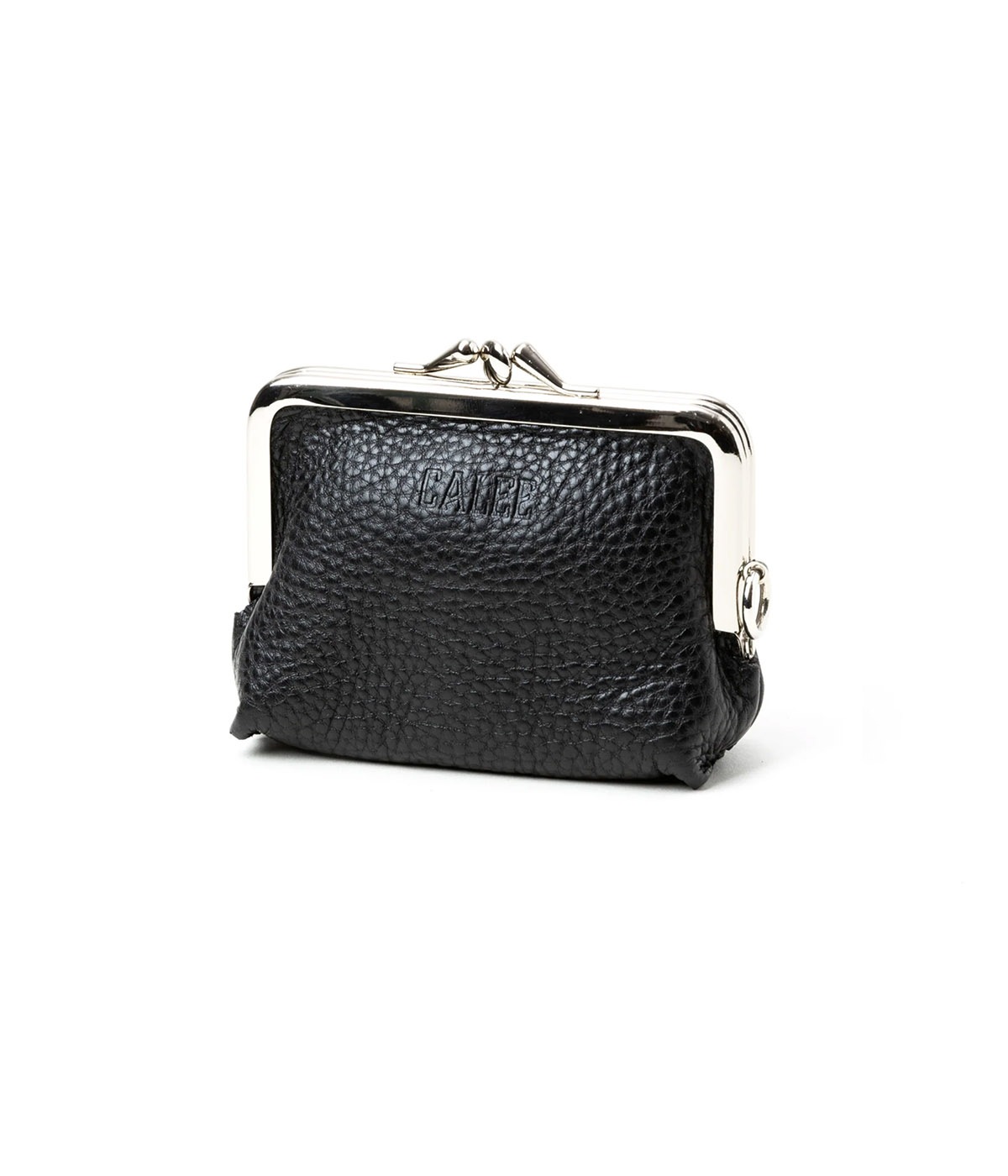 STUDS LEATHER INTERNAL FLEX FRAME TYPE 2WAY MULTI WALLET【BLACK