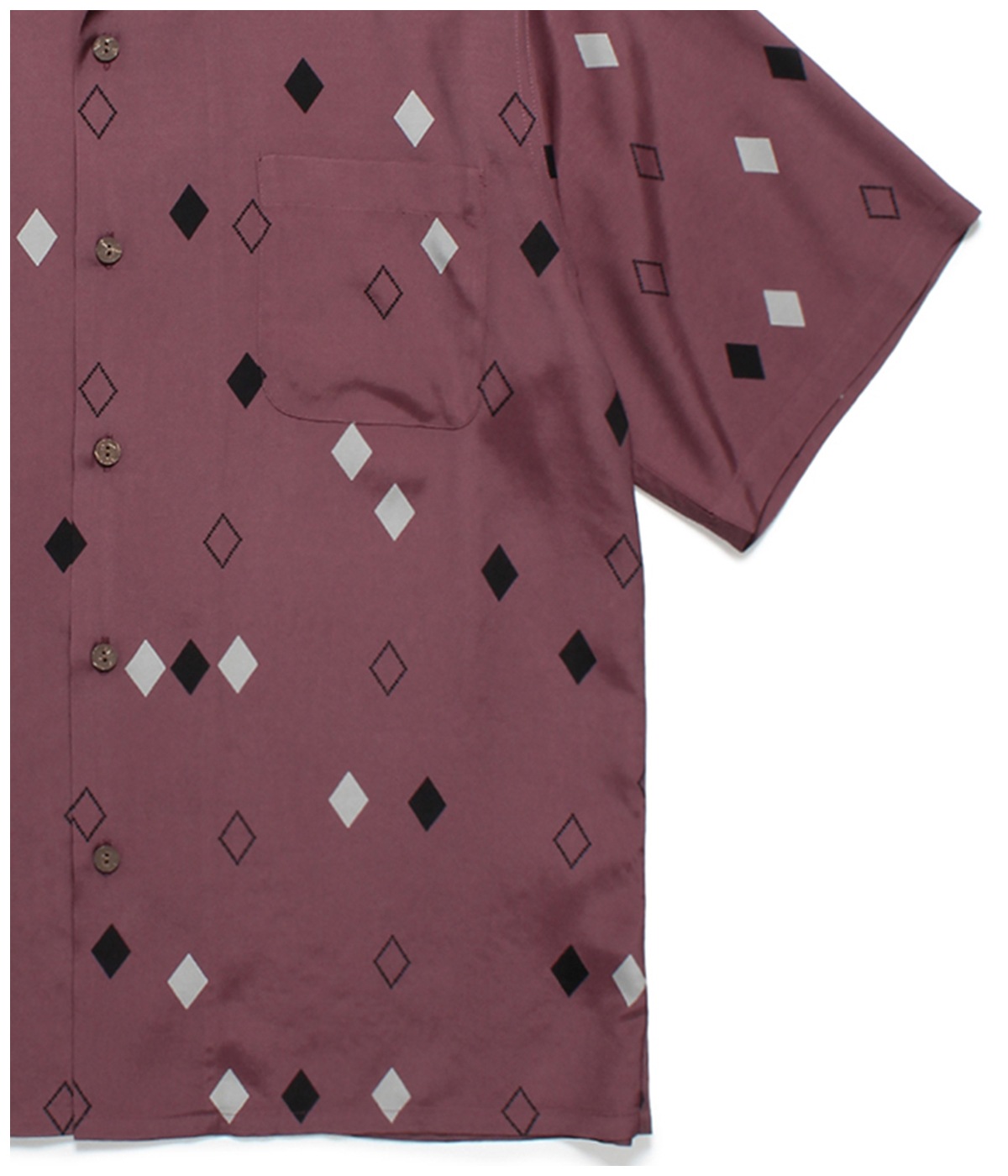 DIAMOND HAWAIIAN SHIRT【PURPLE】