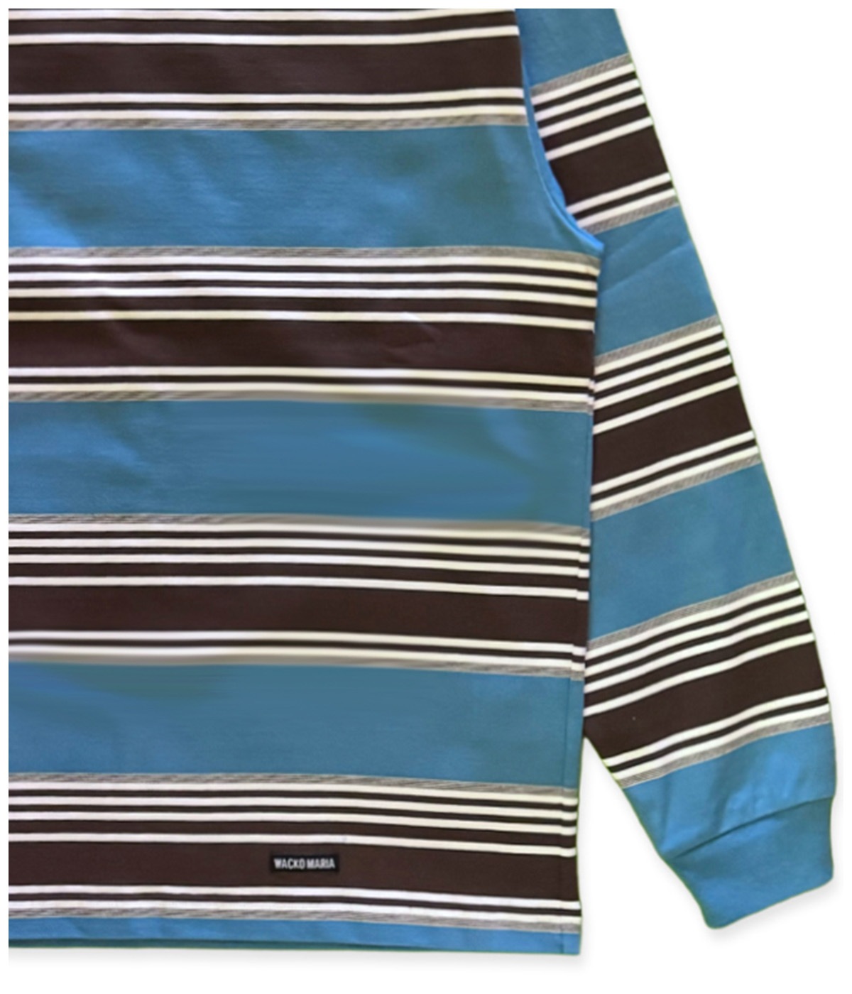 STRIPED LONG SLEEVE T-SHIRT (TYPE-3)【BLUE】
