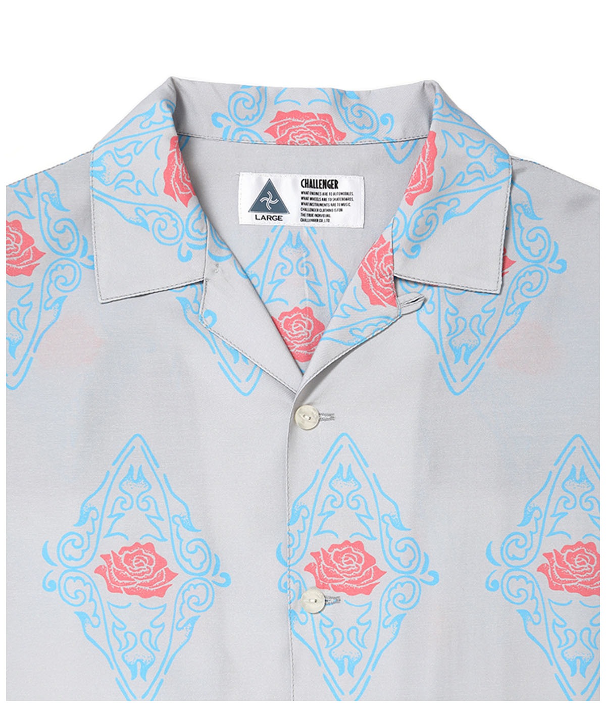 ROSE SHIRT【GRAY】｜CHALLENGER｜MELTING POT（正規取扱店・通販）