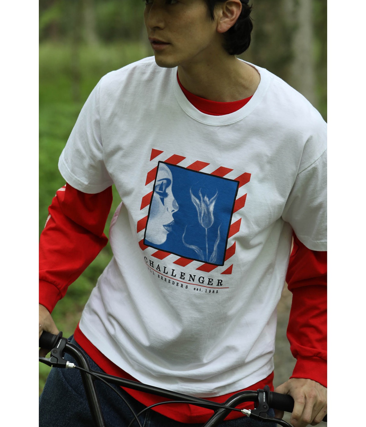CHALLENGER HILL DOWN TEE DOWNHILL - ⁄ L ブラック tee NEIGHBORHOOD 